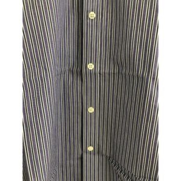 Michael Kors Men's Dress Shirt Striped Button-Down - Picture 5 of 12